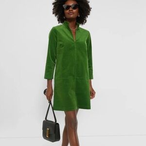 Tuckernuck green corduroy Clifton dress, small, new with tags